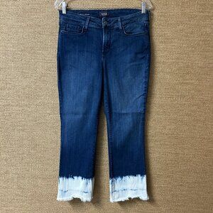 NYDJ Jeans Womens 10 Blue Billie Ankle Boot